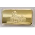 THE SIMPSONS . ONE HUNDRED 100 MILLS . GOLD INGOT BAR . GOLD PLATED